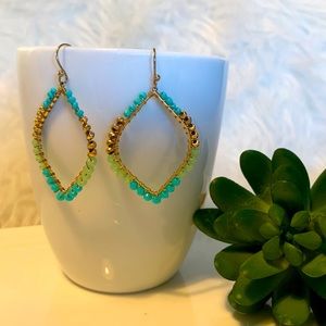 Stella & Dot Beaded Drop Earrings
